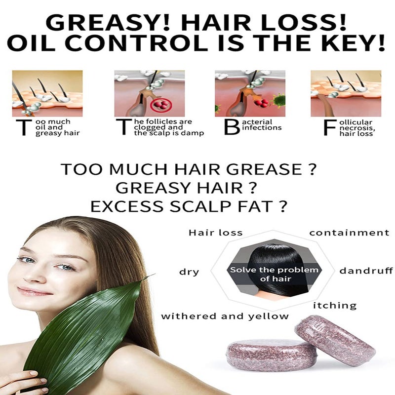 Nicimisey Solid Shampoo Bar - Natural Darkening, Hair Loss Treatment & Regrowth for Men & Women - Image 5