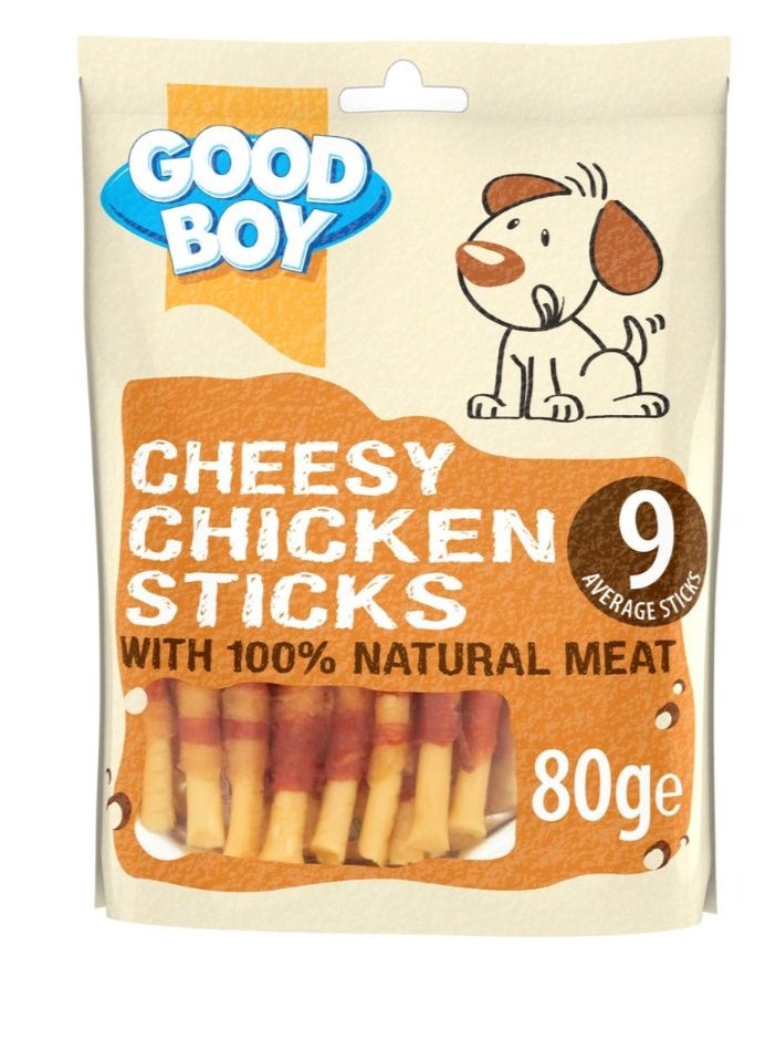 Good Boy Goodboy Chicken Cheese Stick 80 g - Image 3