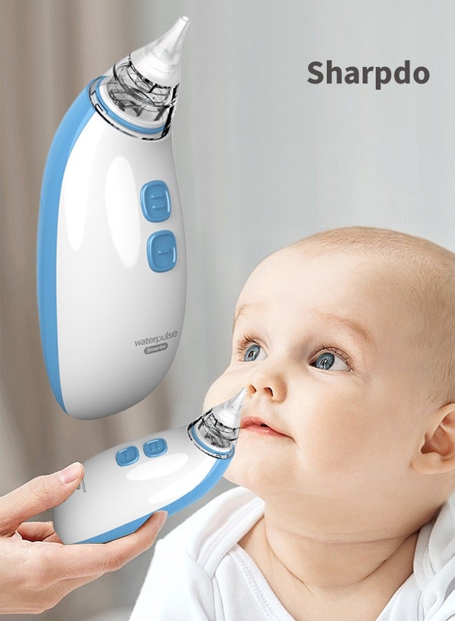 Sharpdo Electric Baby Nasal Aspirator, Automatic Nose Cleaner with 2 Silicone Tips, Nasal Sucker for Newborns and Toddlers, Low Noise - Image 1