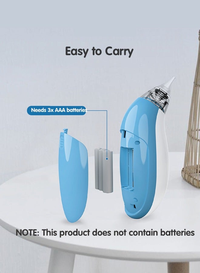 Sharpdo Electric Baby Nasal Aspirator, Automatic Nose Cleaner with 2 Silicone Tips, Nasal Sucker for Newborns and Toddlers, Low Noise - Image 3