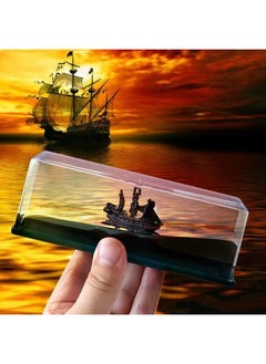Siluyado Unsinkable Boat, Fluid Drift Bottle - Cruise Ship Model Decoration, Desk Toy - Gifts for Display Cases & Home Decor  - Image 1