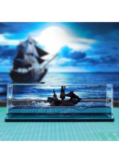 Siluyado Unsinkable Boat, Fluid Drift Bottle - Cruise Ship Model Decoration, Desk Toy - Gifts for Display Cases & Home Decor  - Image 4