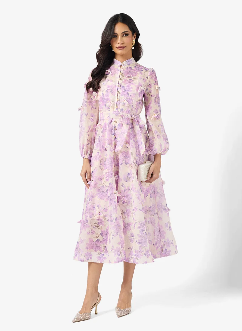 Khizana Floral Print Dress