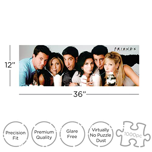 AQUARIUS Friends Puzzle Slim 1000 Piece Jigsaw Puzzle Glare Free Precision Fit Virtually No Puzzle Dust Officially Licensed Merchandise Collectibles 12 x 36 Inches - Image 5