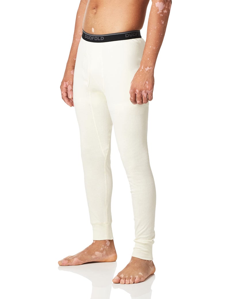 Duofold Men's Mid Weight Wicking Thermal Pant, Winter White, X-Large - Image 2