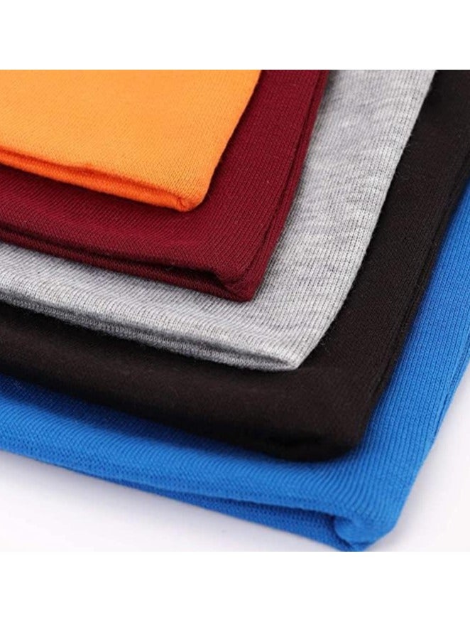 FengSVMA 5 Pack Unisex Baby Hats for Kids Cotton Skull Caps Soft Cute Knit Cap Baby Toddler Beanie - Image 5