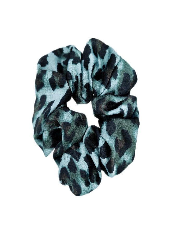 Sufermoe 6 Pcs Satin Silk Hair Scrunchies for Women and Girls, 4.5 inch, Leopard color - Image 5