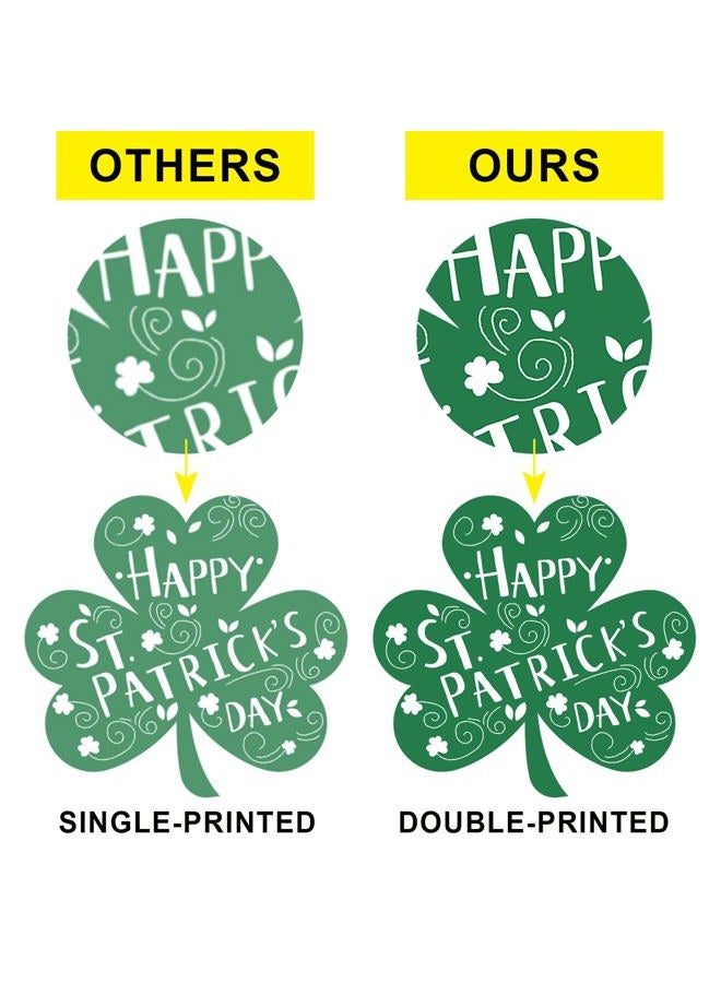 Hongsome 109Pcs St Patricks Day Window Clings, Shamrock Window Stickers for St Patricks Day Decorations - Image 4