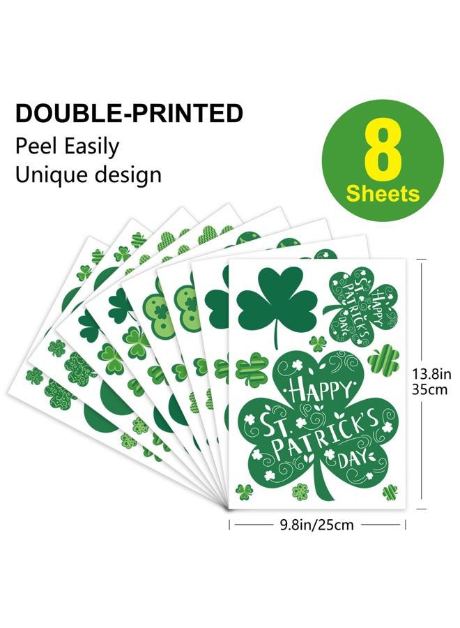 Hongsome 109Pcs St Patricks Day Window Clings, Shamrock Window Stickers for St Patricks Day Decorations - Image 2