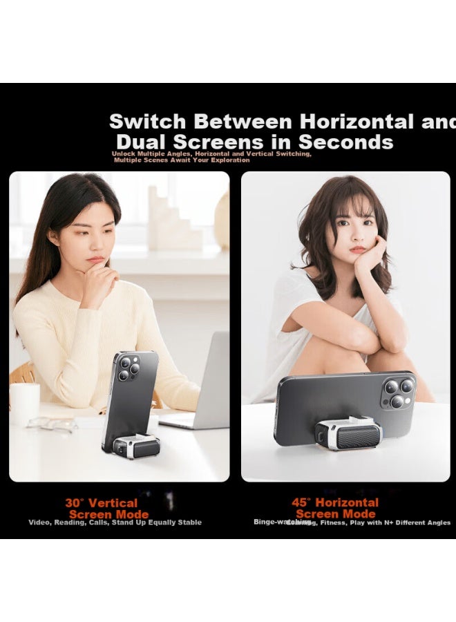 Chuangsi Mi Creative Armor Case For Airpods 4th Generation, Apple Wireless Bluetooth Earphone Case With Anti-drop Armor Shell, Creative Phone Stand, Blue - Image 1