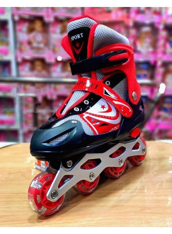 باتيناج خامه مستورد عالى الرقبه 4 عجلات مقاس  SKATE (L) Larg - Image 2