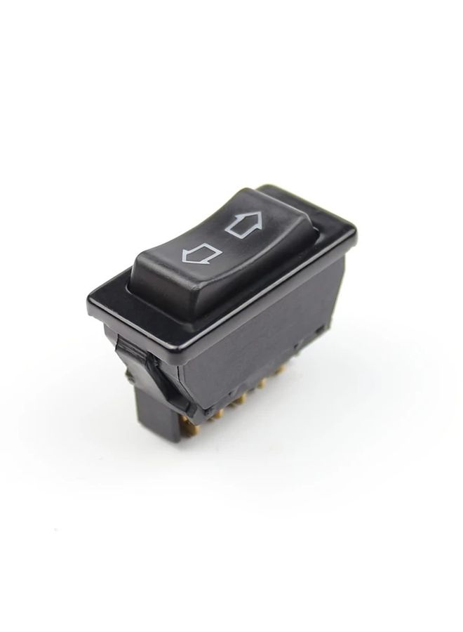 Universal Car Power Window Switch 5 Pin DC 12V 20A Blue 1pc - Image 1
