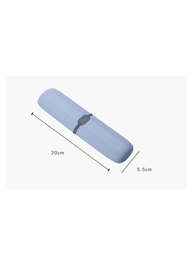 HOMESTAR 4 Pcs Portable Travel Toothbrush Case,Strong Durable Food Grade PP Plastic Storage Holder, Bottom Vent Hole Dustproof Holder - Image 5