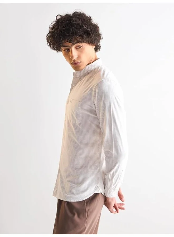 THE BEAR HOUSE  Men’s Long Sleeve Shirt – Classic, Comfortable and Stylish Essential for Work, Travel or Casual Outings for Men | Best Price UAE