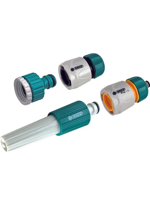 Raco 55383 Hose Nozzle Gun Set with Adjustable Spray Head and Connection Adapter 1/2"