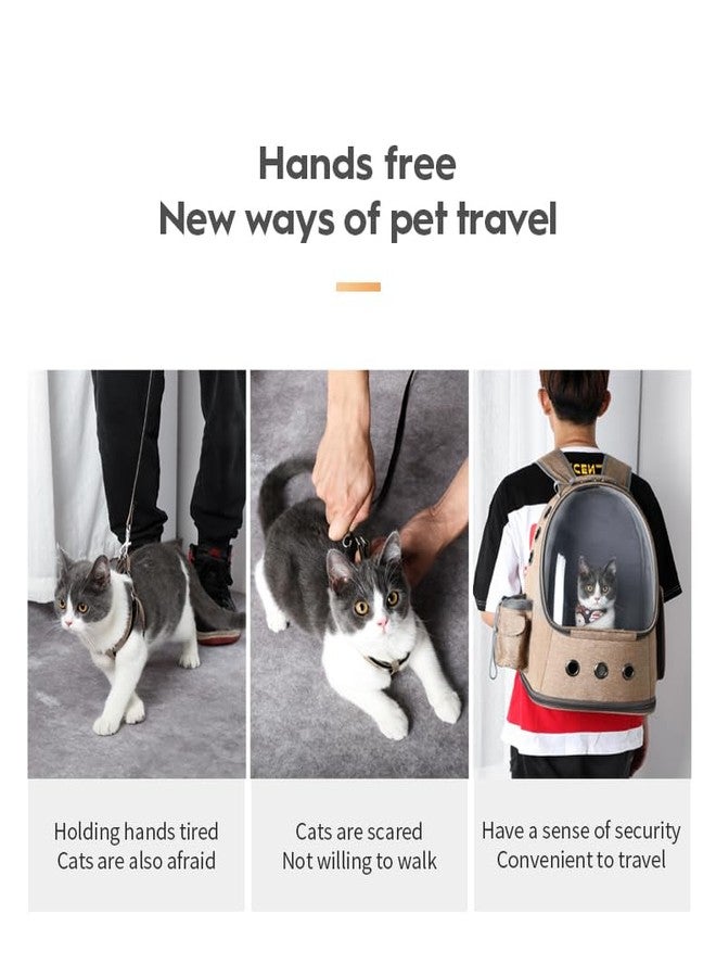Oncarnival Pet Backpack Carrier for Small Dogs and Cats, cat Bubble Backpack with Breathable mesh, Portable pet Travel Carrier, Ideal for Traveling, Camping, and Outdoor - Image 4