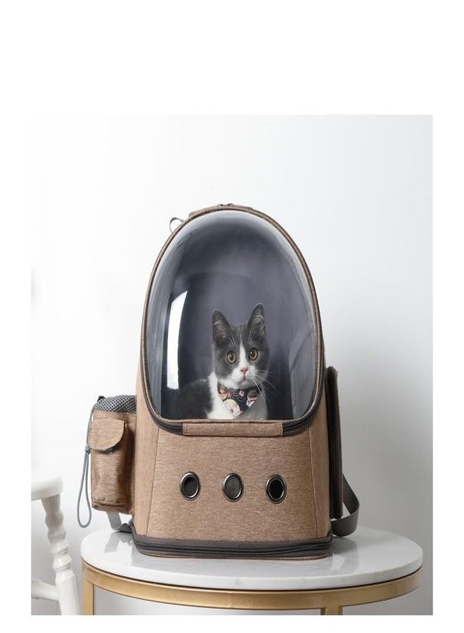 Oncarnival Pet Backpack Carrier for Small Dogs and Cats, cat Bubble Backpack with Breathable mesh, Portable pet Travel Carrier, Ideal for Traveling, Camping, and Outdoor - Image 1