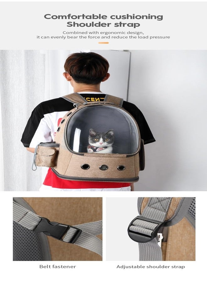 Oncarnival Pet Backpack Carrier for Small Dogs and Cats, cat Bubble Backpack with Breathable mesh, Portable pet Travel Carrier, Ideal for Traveling, Camping, and Outdoor - Image 3