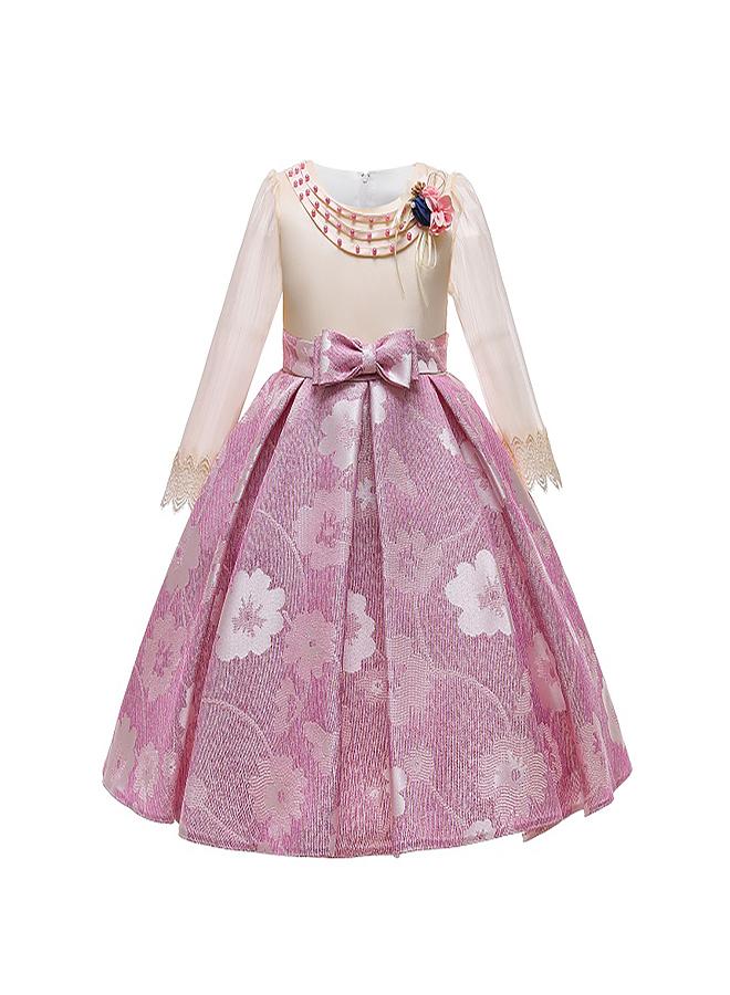 babyqlo Floral Princess Dress - Image 1