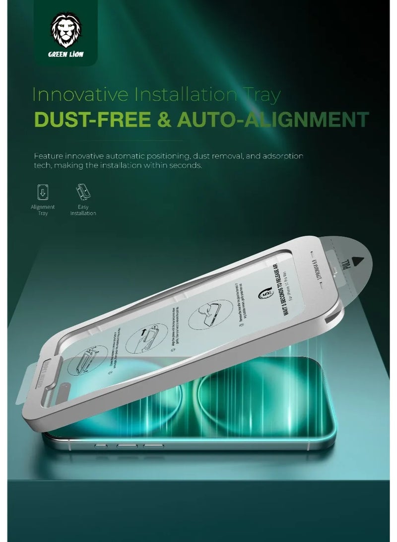 GREEN LION iPhone 17 Pro Glass / Screen Protector / Sir Louis 3D Curved Advanced Round Edge Glass - Image 4