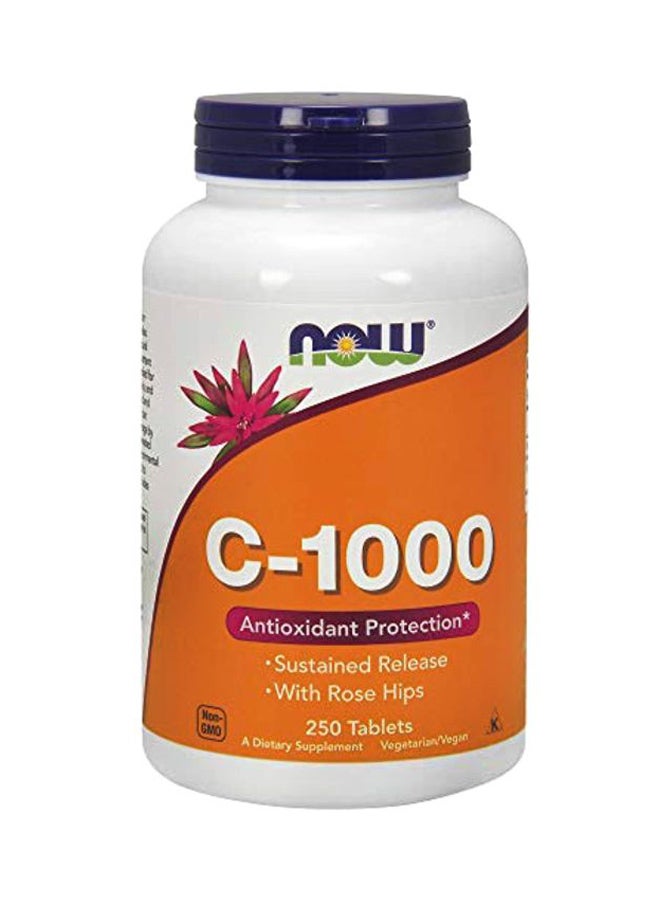 Now Foods Vitamin C Dietary Supplement - 250 Tablets - Image 1