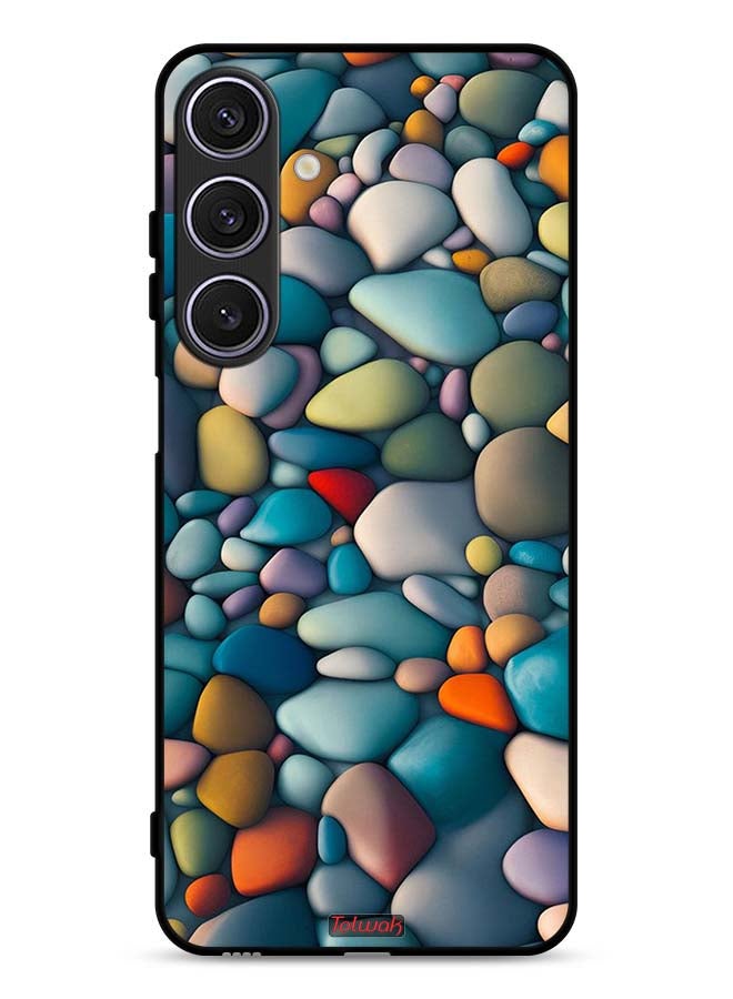 Tolwak Samsung Galaxy A17 Protective Case Cover Stones Abstract Pattern