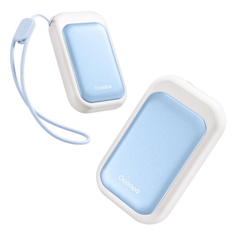 OCOOPA UT4 Young Rechargeable Hand Warmers 2 Pack, 0.6'' Slim Magnetic Design, Fits in Gloves & Pockets, UL Certified, Electric Hand Warmer, for Women, Winter Essentials - Image 1