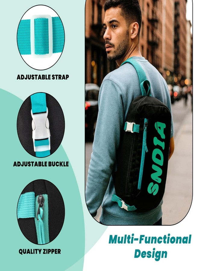 SNDIA Sling Bag for Men Stylish Crossbody Backpack for Men & Women, Messenger Bags, Casual Shoulder Bag, Chest Bag (Black, 31x15x18cm) - Image 2