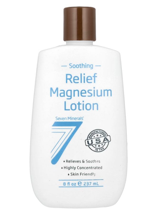 Seven Minerals Soothing Relief Magnesium Lotion 8 fl oz (237 ml) 
