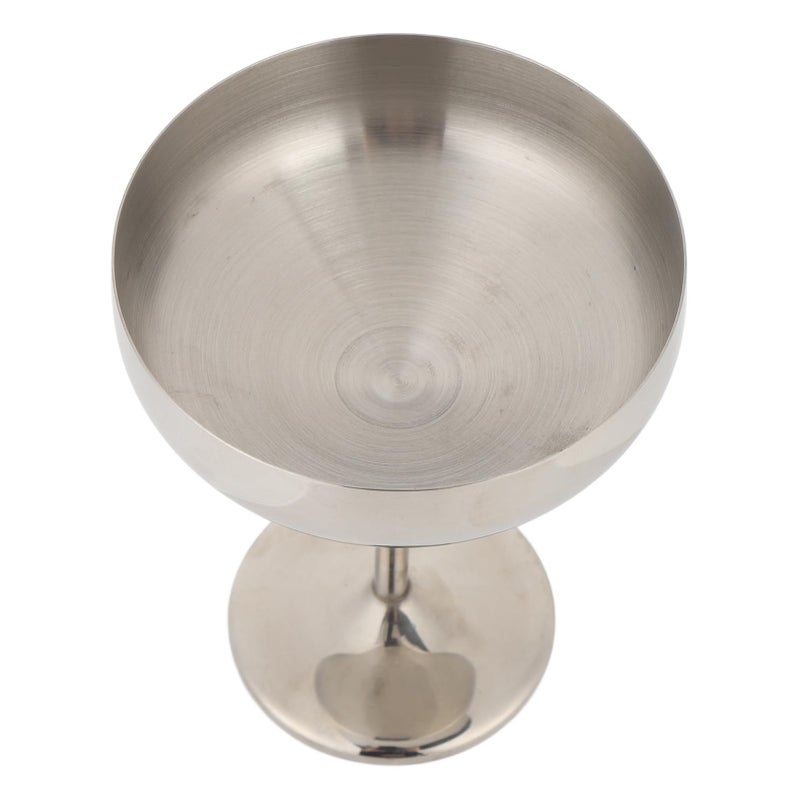 304 Stainless Steel Cold Insulation Shatterproof Cocktail Wine Glass For Snack Dessert - Image 2