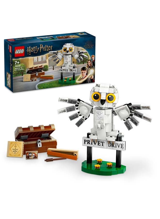 LEGO Harry Potter Hedwig at 4 Privet Drive Toy Owl Set 76425 (Age 7+, 337 Pieces) - Image 1