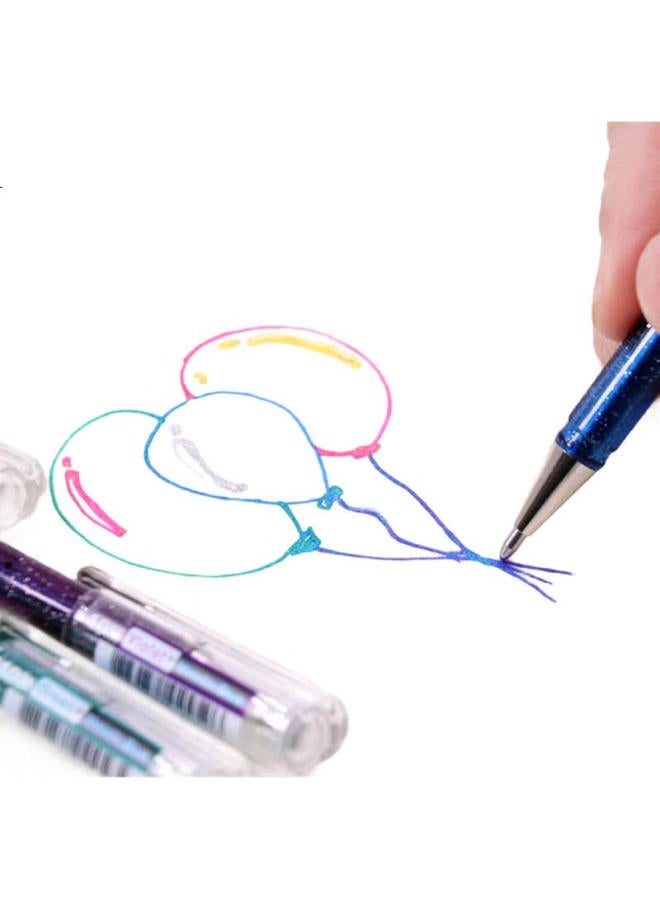 Pentel Colorful Gel Pen For Journaling, 1.0Mm Highlighter, Metallic Color, Marker Pen, Greeting Card Pen, Drawing Pen, Pearlescent Gel Ink, K110 Blue, Single Pen - Image 1