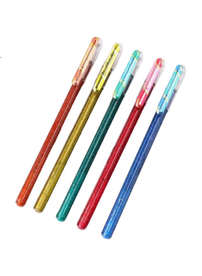 Pentel Colorful Gel Pen For Journaling, 1.0Mm Highlighter, Metallic Color, Marker Pen, Greeting Card Pen, Drawing Pen, Pearlescent Gel Ink, K110 Blue, Single Pen - Image 3