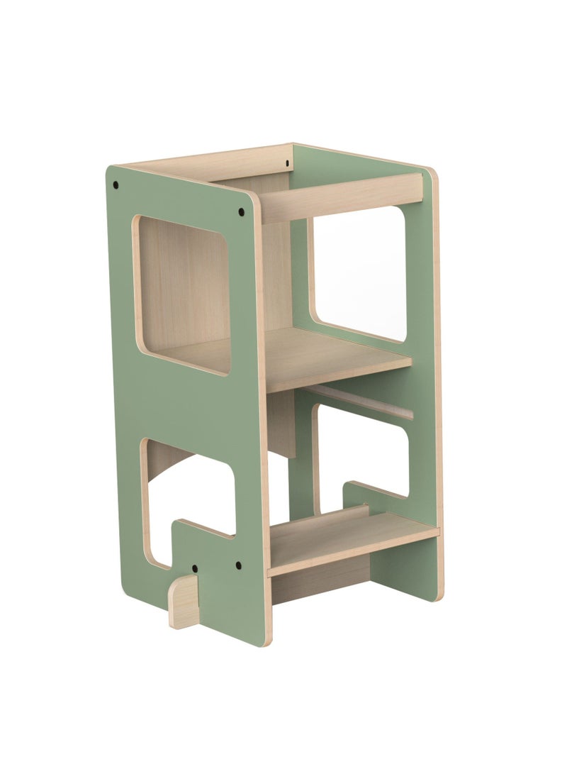Bibena Nova Kule Flip Learning Tower & Table - Mint - Image 1