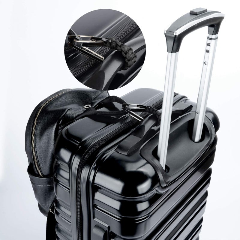 EOTW Carabiner Keychain, Small Carabiner Clip with Paracord Keychain Mini Aluminum D Ring Key Organizer - Image 4