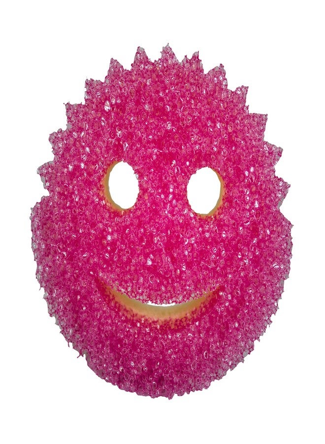 Scrub Daddy Scrub Mommy Dual Sided Cleaning Sponge 3 Pack - Firm Scrubber and Gentle Sponge - Pink - Image 3