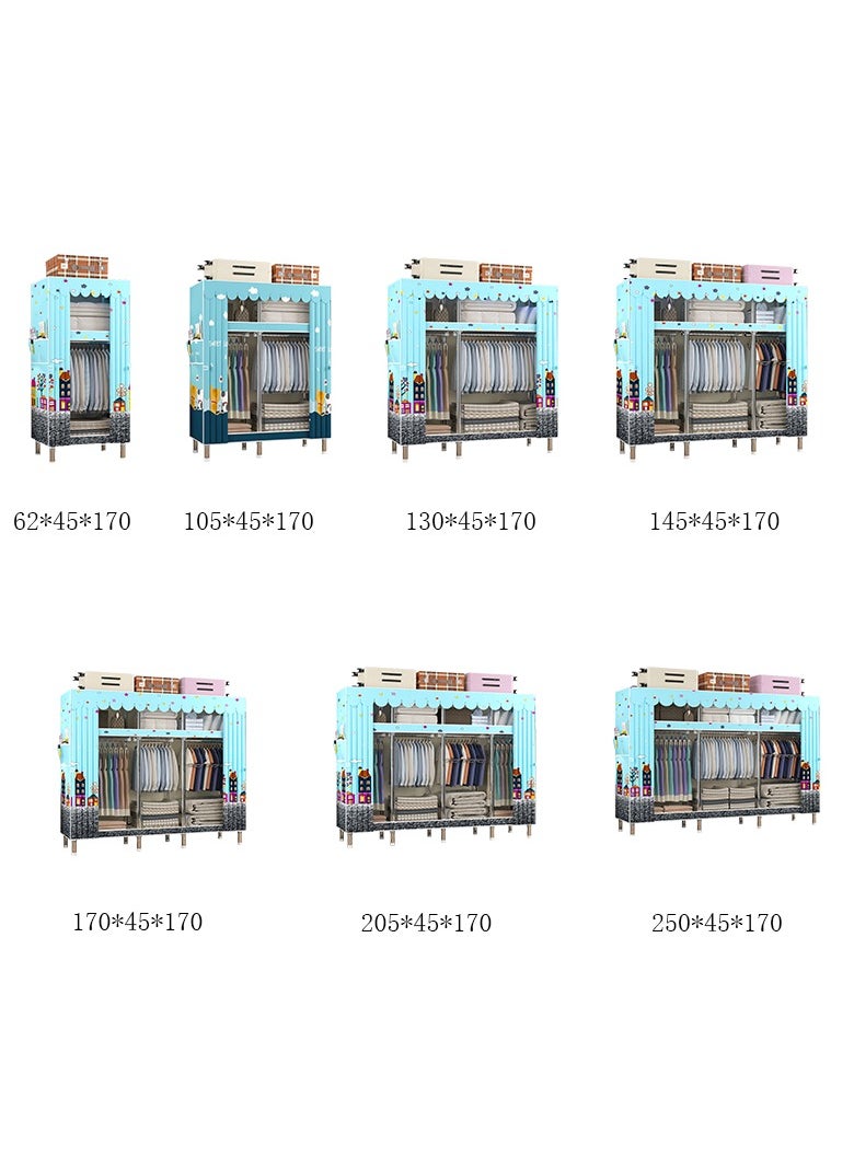 Canvas Wardrobe for Bedroom Portable Wardrobe Shelves Wardrobe Storage Organiser Fabric Wardrobes for Bedroom - pzsku/Z506ED4A74EAA8E2346B1Z/45/_/1702112582/03233ac7-9f72-408f-b08e-94ae036a1167