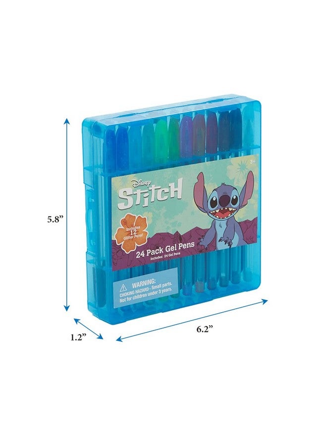Innovative Designs Disney Lilo And Stitch Gel Pen Set For Kids, 24 Pack With Glitter Gel Pens, Cute Pens For Girls And Boy - Image 2