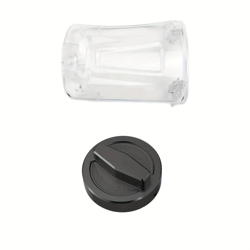 Brown NVX With Blue Fuel Tank Cap Protector and Oil Cap Cover - Image 4