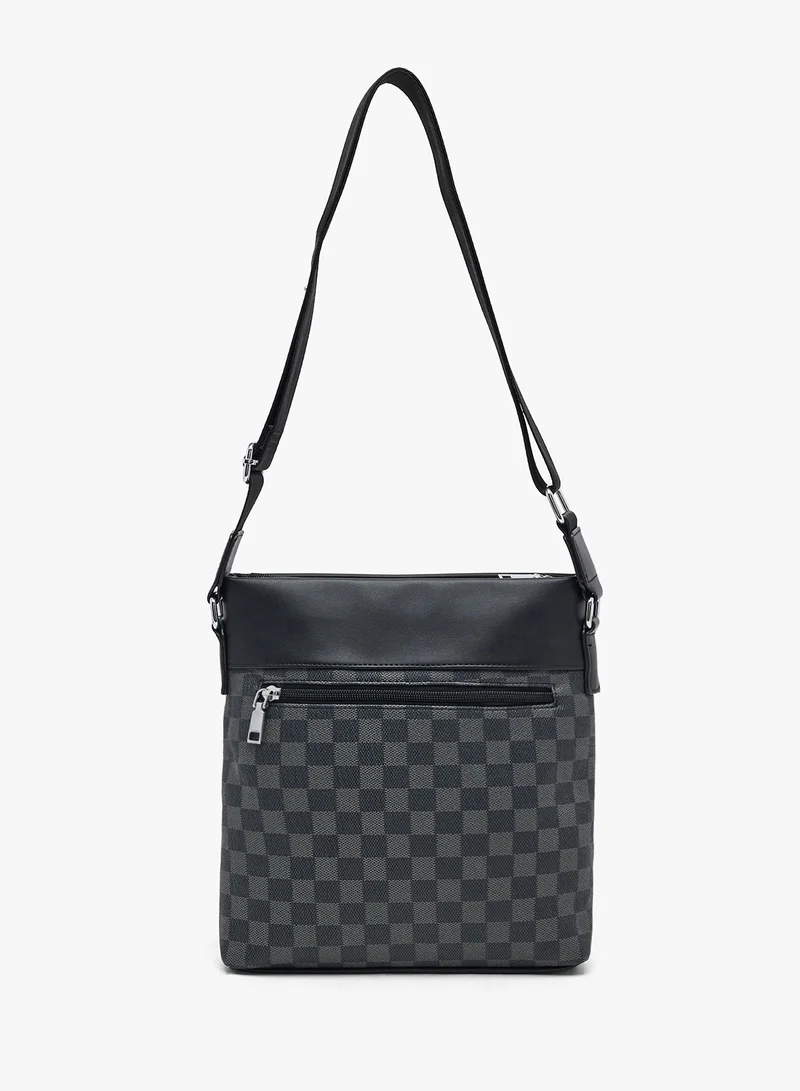 Robert Wood Casual Printed Crossbody Mesenger Bag