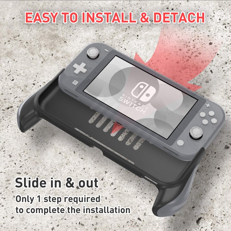 MEQI Grip Case Compatible with Nintendo Switch Lite,Comfortable and Ergonomic Gaming Portable Protective Handheld Cover - Accessories for Switch Lite Console 2019 Release - Image 4