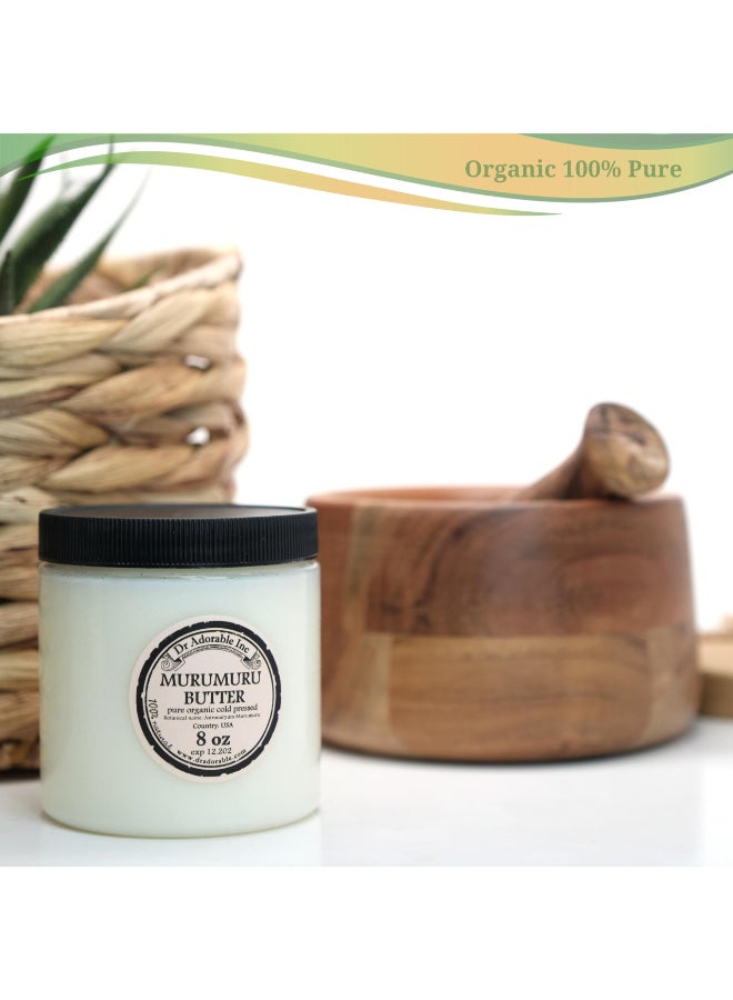 Dr. Adorable Dr Adorable 8 oz Murumuru Butter Refined Pure Natural Organic Cold Pressed Body Butter Lotion Soap Making - Image 4
