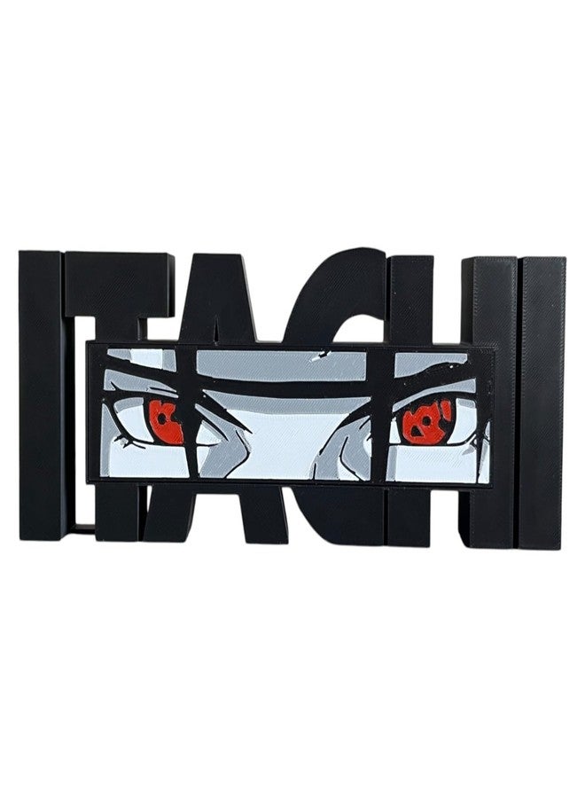 HOBIGO 3D Naruto Theme Itachi Uchiha Logo Table Top | Anime Uchiha Clan Symbol Showpiece | Akatsuki Desk Decor for Naruto Fans & Collectors - Image 5