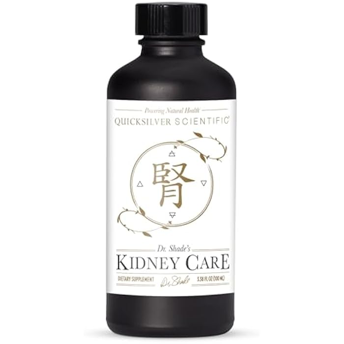 Quicksilver Scientific Kidney Care - Kidney Cleanse & Lymphatic Drainage Supplements - Astragaloside IV Extract, Zhu Ling, Goldenrod, Ferulic Acid, He Shou Wu & Dandelion Leaf (3.38oz / 100ml) - Image 1
