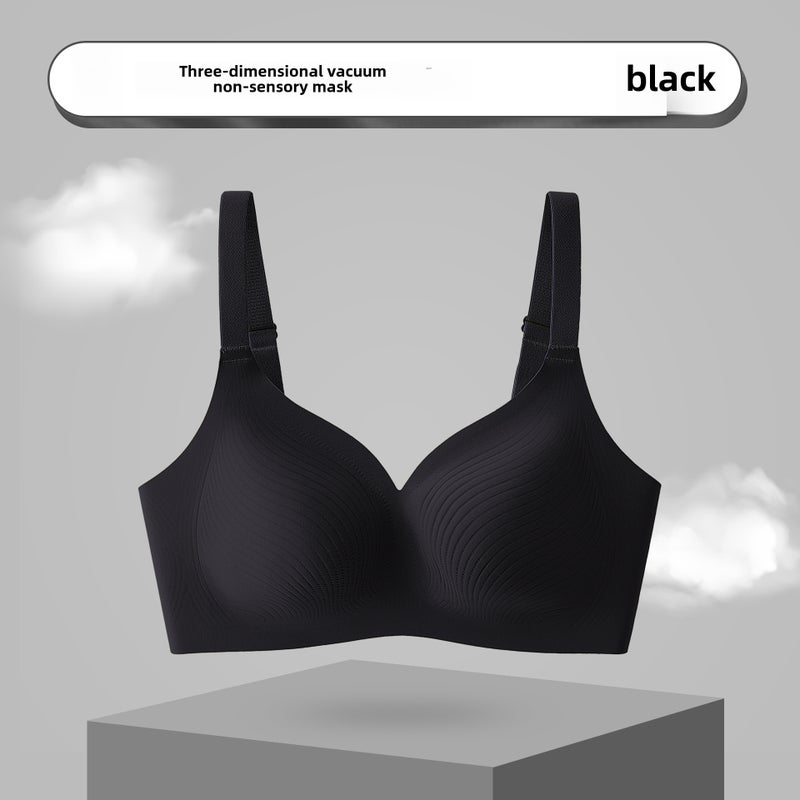 Seamless Bra Large Bust Minimizer Ultra-Thin Breathable Caramel  - Image 3