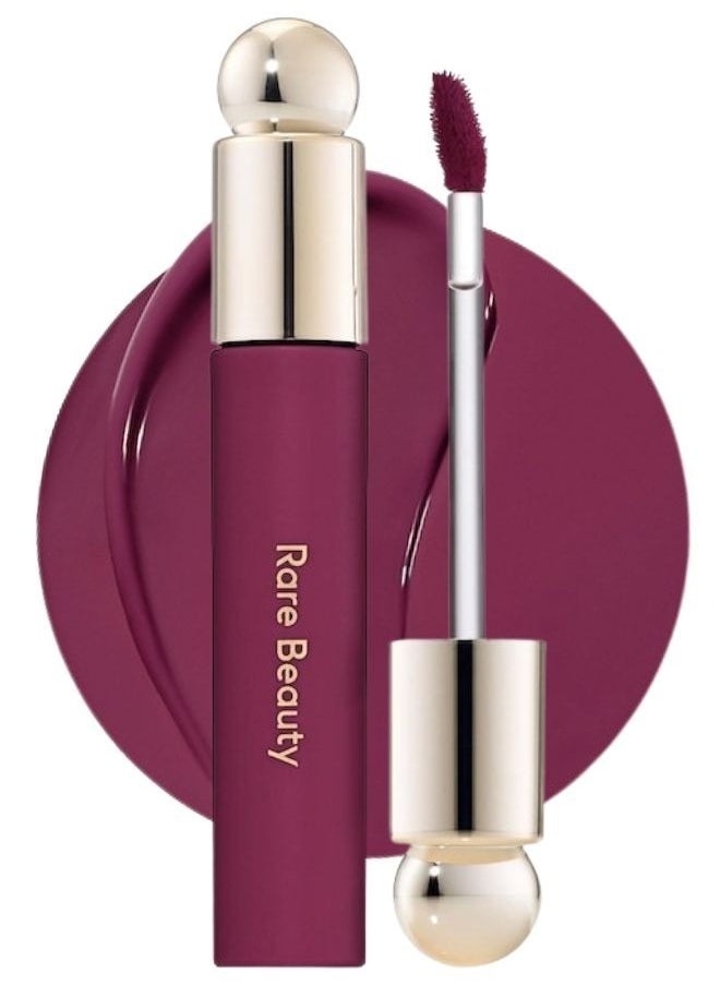 Rare Beauty "Rare Beauty by Selena Gomez Soft Pinch Tinted Lip Oil Stain - Affection - (Muted Berry, 3ml) - Hydrating, Lightweight, and Long-Lasting Lip Tint with a Glossy Finish"  - Image 1