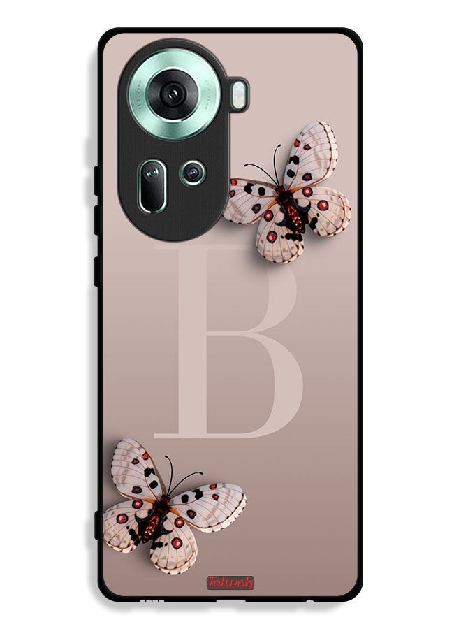 Tolwak Oppo Reno11 5G Protective Case Cover B Butterflies - Image 1
