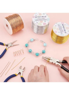 18 Gauge Jewelry Craft Aluminum Wire 492 Feet Bendable Metal Sculpting Wire For Craft Floral Model Skeleton Making (Gold 1Mm) - pzsku/Z506F9840E779D88B7C73Z/45/_/1724479203/c071d7d4-f535-4a8c-84e3-8fa8e78e22f1