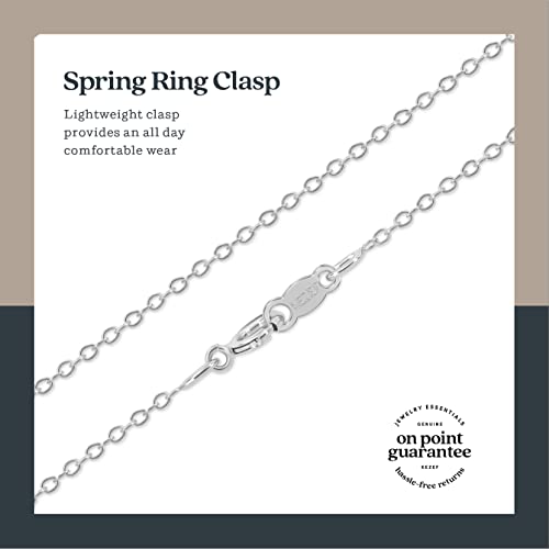 Kezef 1mm 925 Sterling Silver Necklace for Women | 16-36 inch long Silver, 18k Gold, Rose Gold Necklaces for Women - Made In Italy Real Cable Chain Jewelry | Dainty cadena de plata s925 para mujer - Image 4