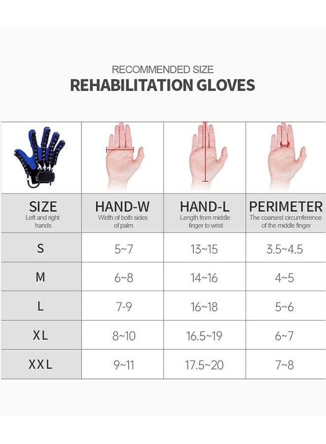 Robotic Gloves for Stroke Rehab Hemiplegia Finger Rehabilitation Trainer Robot Gloves for Senior/Arthritis Relieve Wrist Pain Gloves Orthosis Products